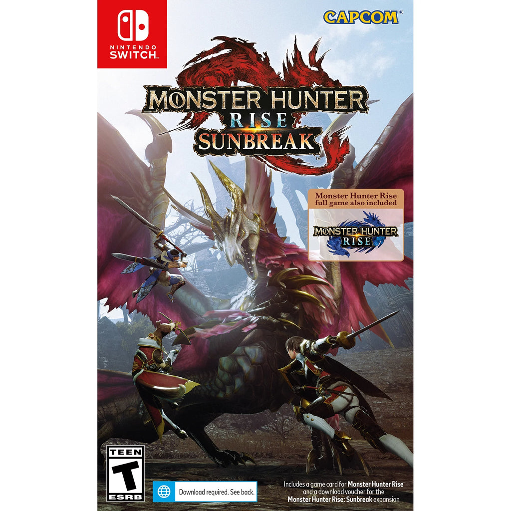 Monster Hunter Rise Sunbreak + Monster Hunter Rise Pack - Nintendo Switch