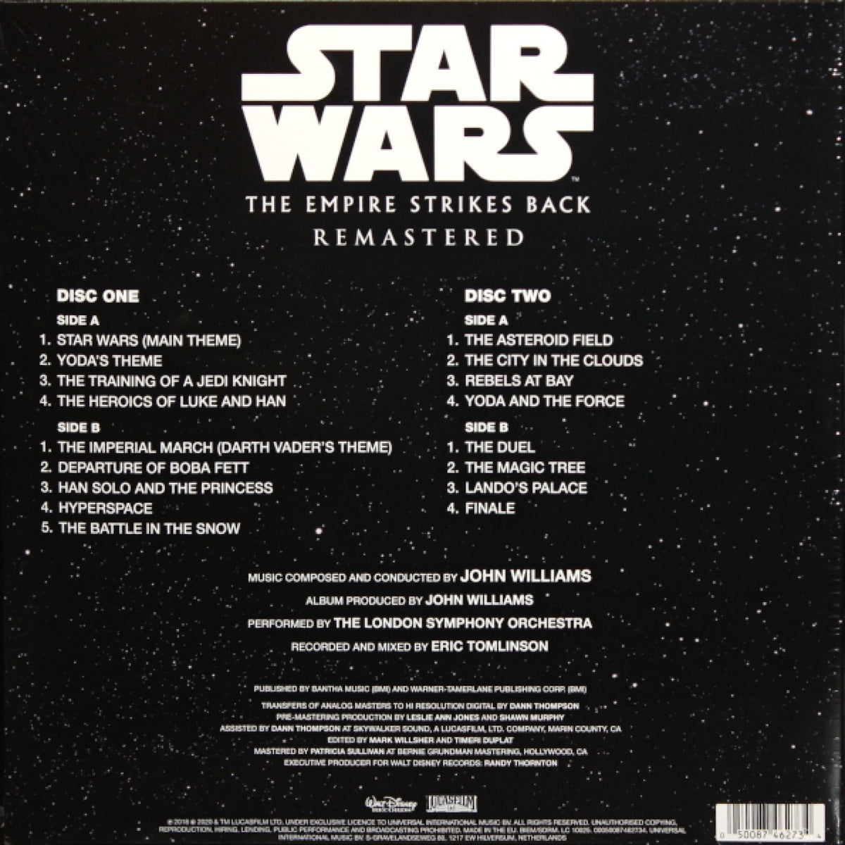 Vinilo Star War Empire Strikes Back John Williams 2LP Hobbiegames