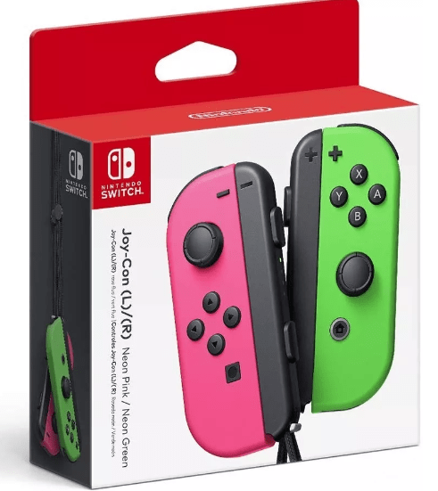 Joy-Con Verde / Rosado Splatoon