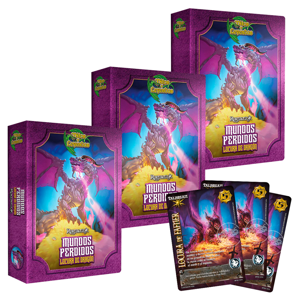 PREVENTA x3 Mundos Perdidos Primera Era 2026 - Locura de Dragón + 3 Buy a box