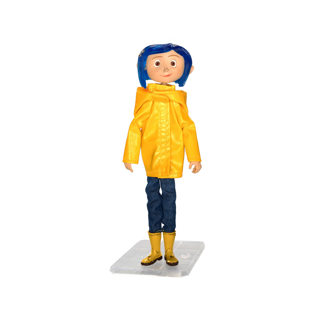 NECA - Coraline - Figura articulada - Coraline en abrigo de lluvia