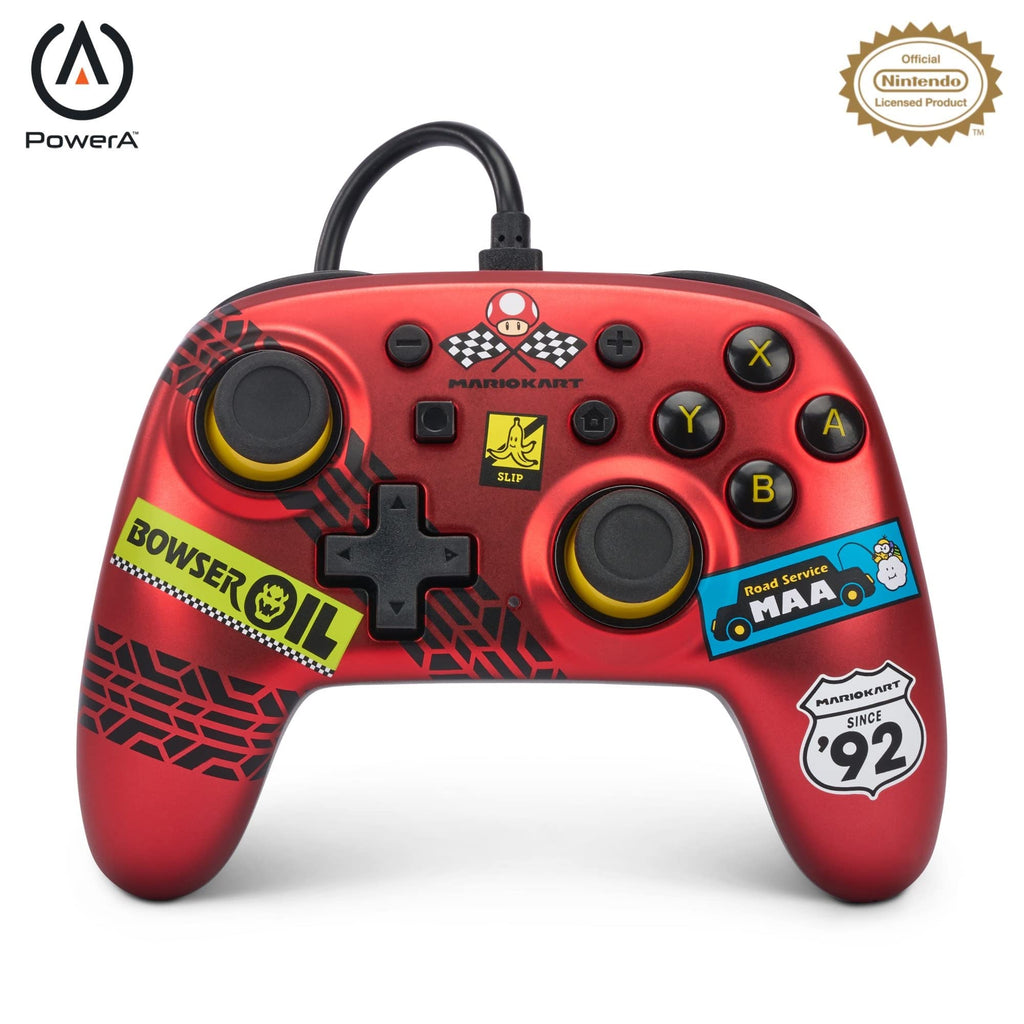 Power A Nano Wired Controller Nintendo Switch - Mario Kart: Racer Red