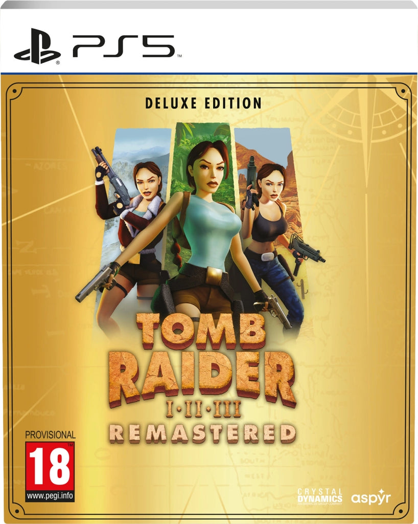 Tomb Raider I-III Remastered Deluxe Edition - Playstation 5