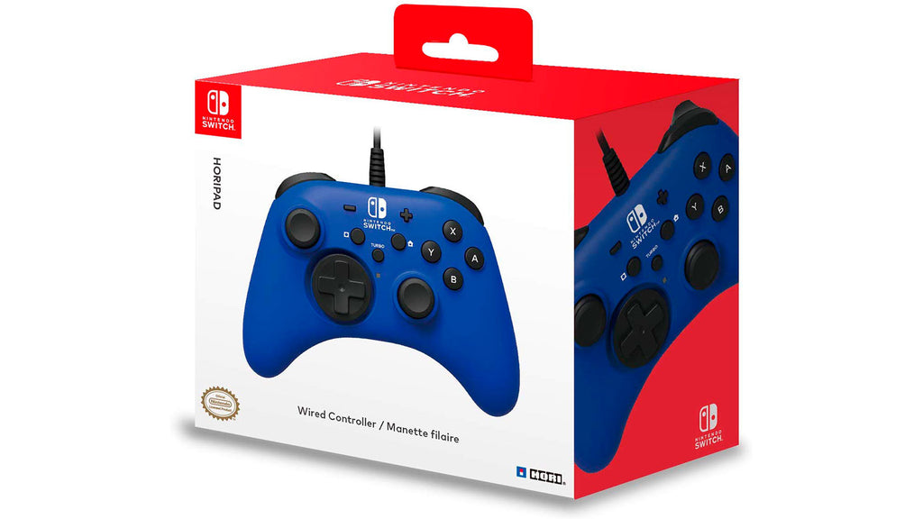 Control HORI con cable Nintendo Switch - Azul