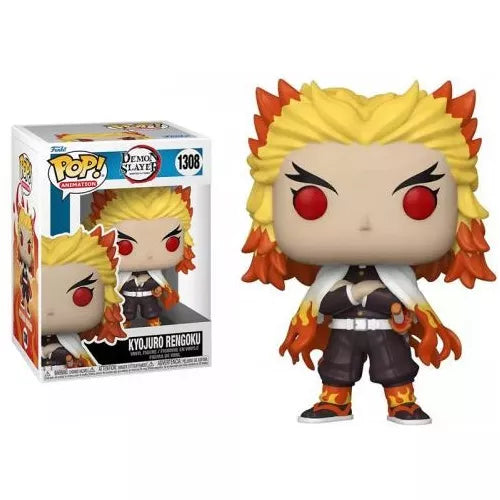 Funko Pop Animation: Demon Slayer -Rengoku - 1308 (Caja Dañada)