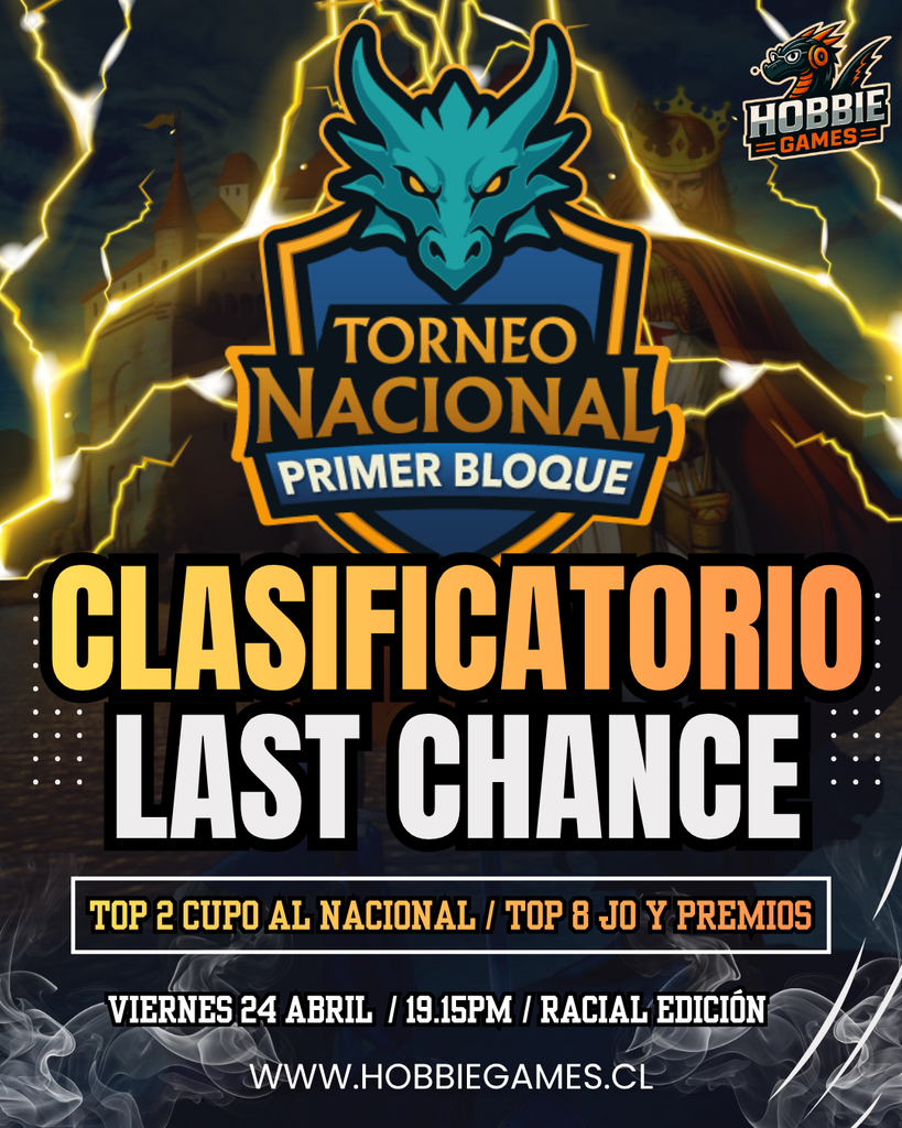 1ER Torneo Clasificatorio Nacional PB - HobbieGames