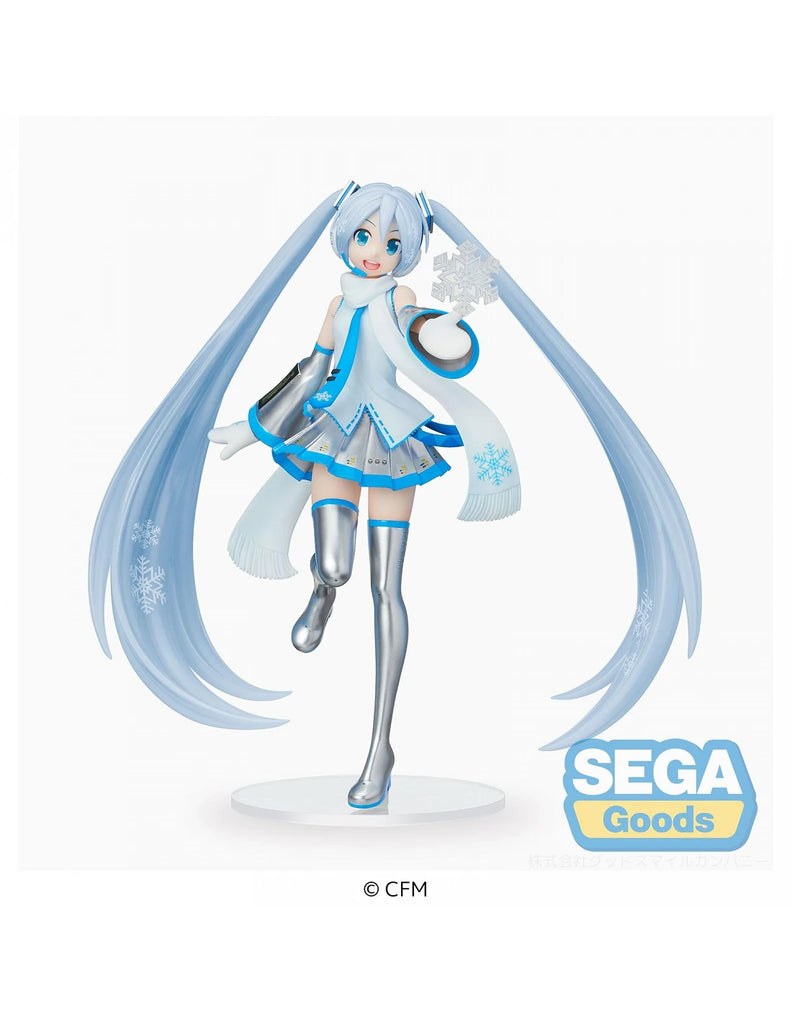 Figurine Hatsune Miku - Snow Miku Sky Town Luminasta