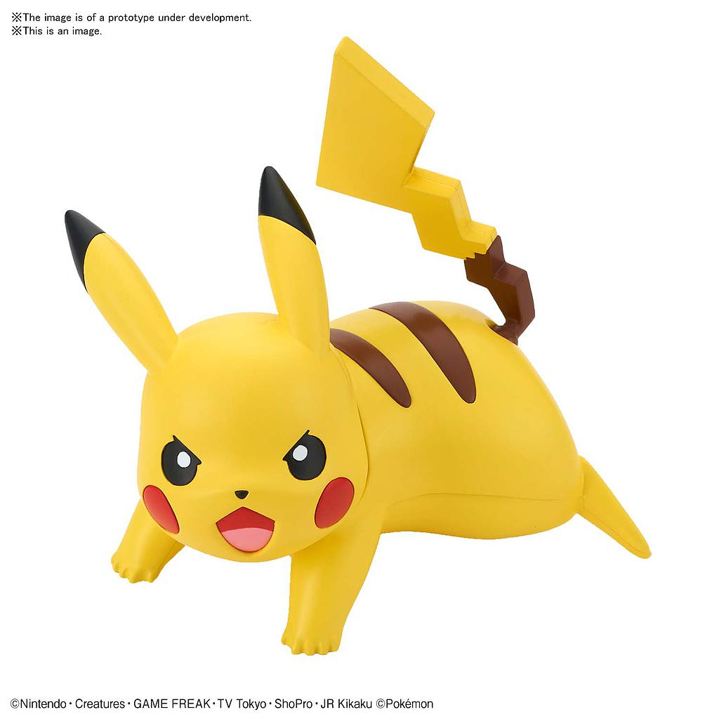 Model Kit Pikachu Battle Pose Pokemon Bandai