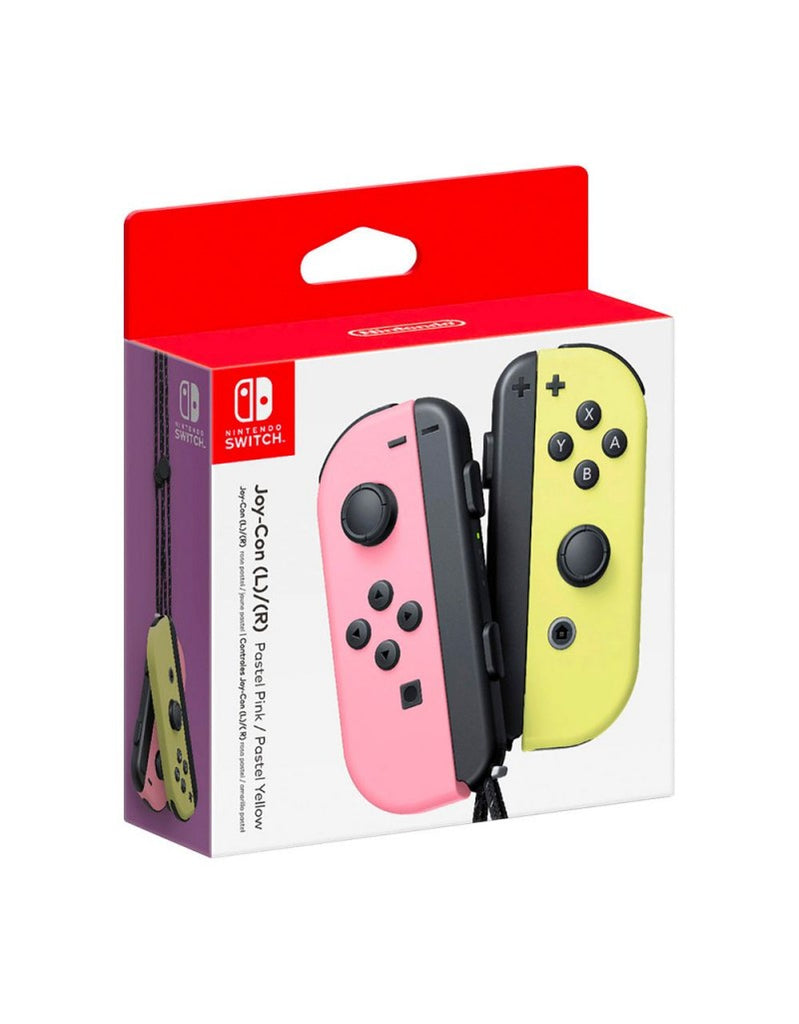 Joy Con Nintendo Switch - Pastel Pink/Yellow