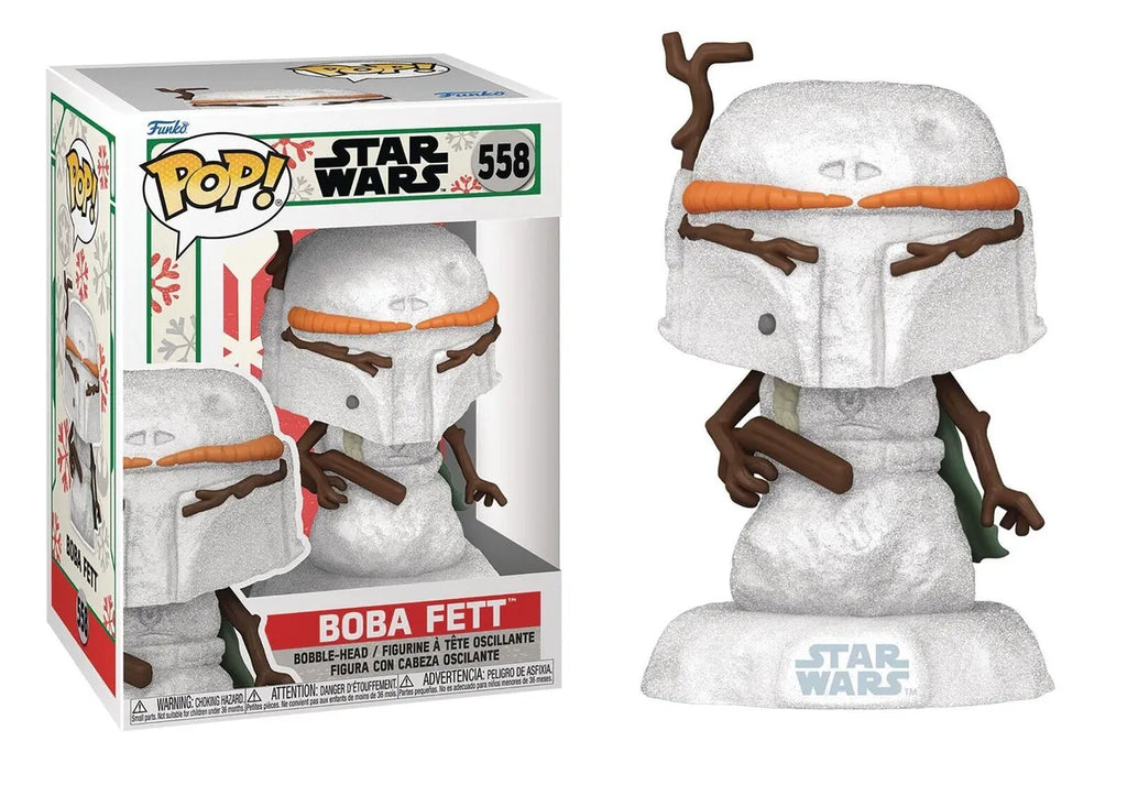 Funko Pop Star Wars: Holiday - Boba Fett (Snwmn) - 558