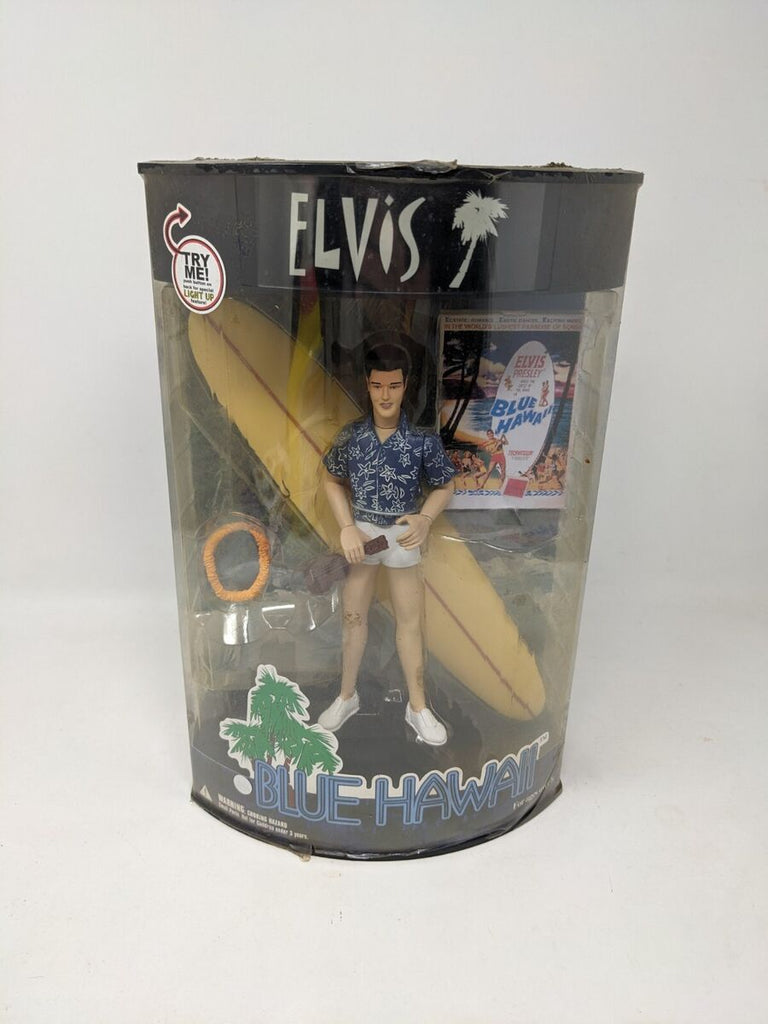 Elvis Presley Blue Hawaii Action Figure Doll w Surf Board