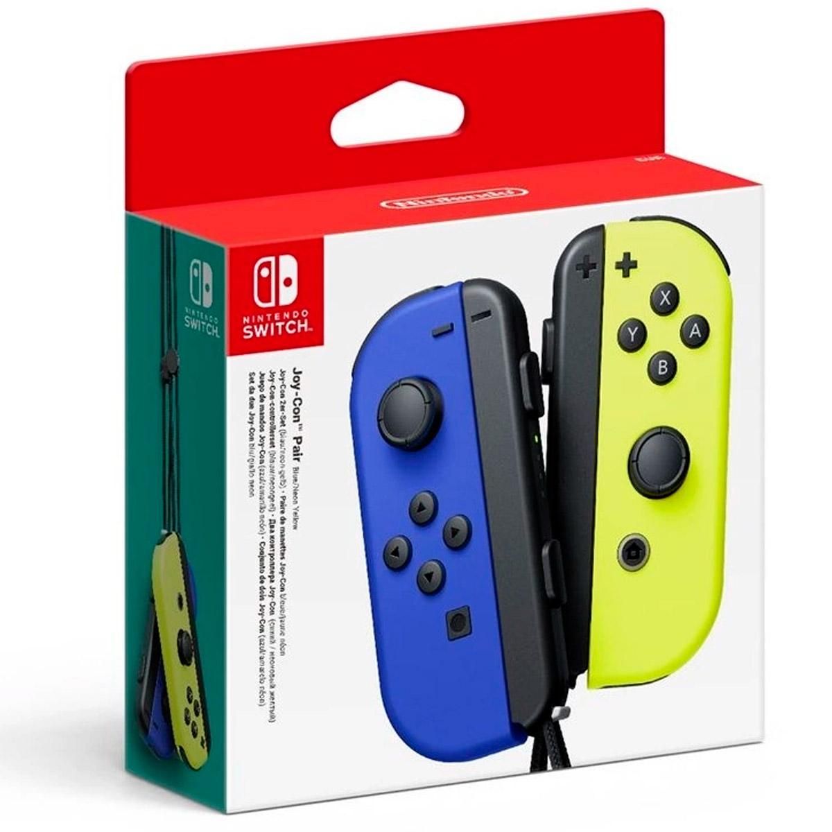 Joy Con Neon Yellow / Blue