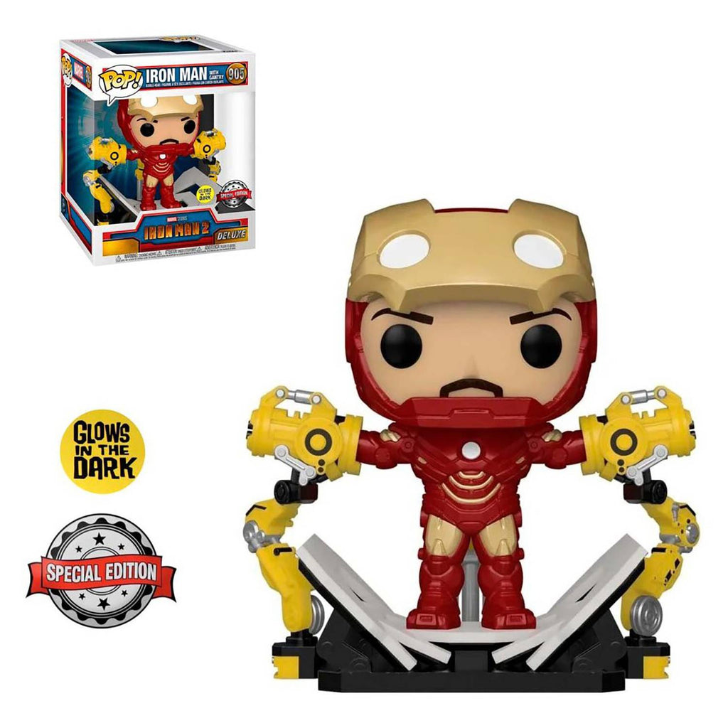 Funko Pop Iron Man with Gantry 905 Deluxe