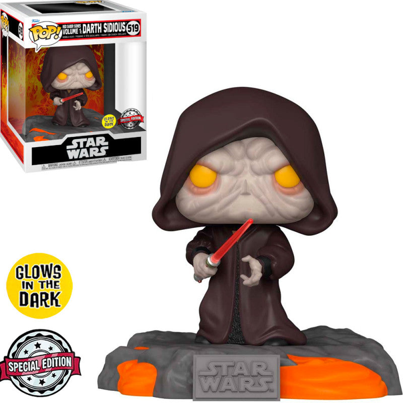 Funko Pop Darth Sidious 519 (Red Saber Series)