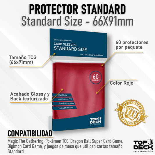 Protector Standard Top Deck Rojo