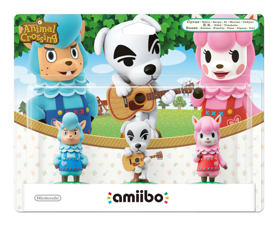 Figura Amiibo Triple Pack - Animal Crossing