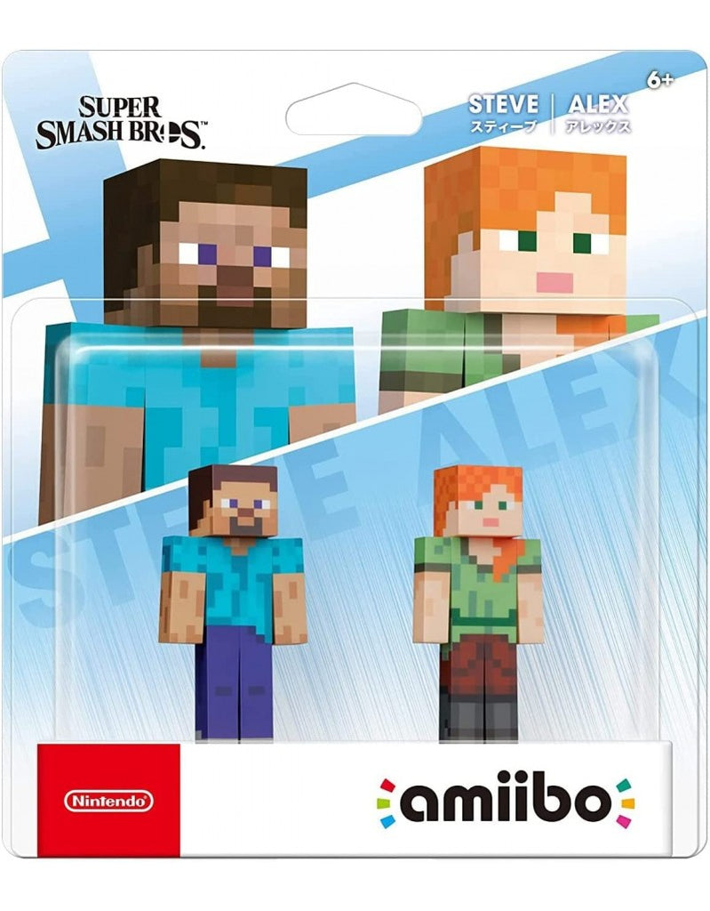 Amiibo Steve and Alex - Minecraft - Nintendo – Hobbiegames