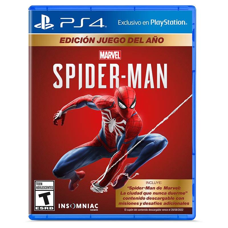 Spiderman G.O.T.Y - PlayStation 4